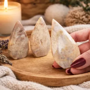 Krystall Månstein Dråpe