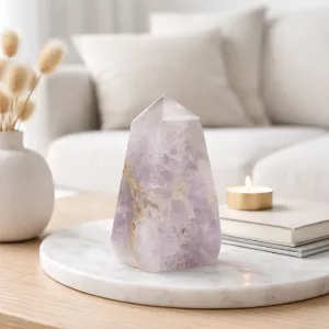 Krystall Ametyst Agate Kluster Tårn