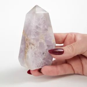 Krystall Ametyst Agate Kluster Tårn