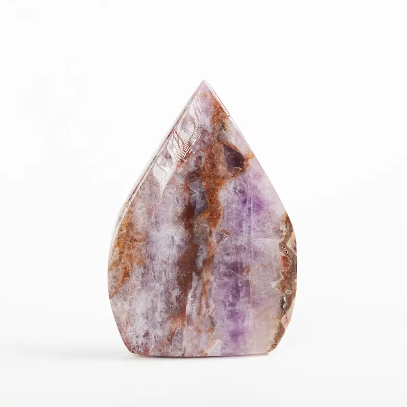 Krystall Ametyst Agate Dråpe