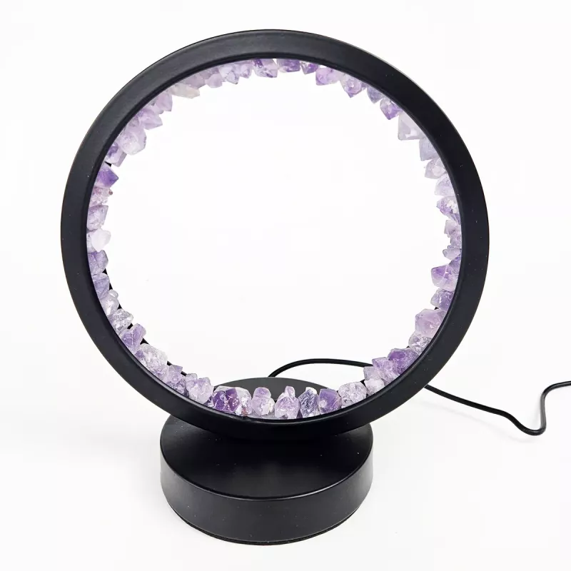 Kristall Lampa Ametist