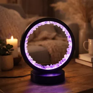 Kristall Lampa Ametist