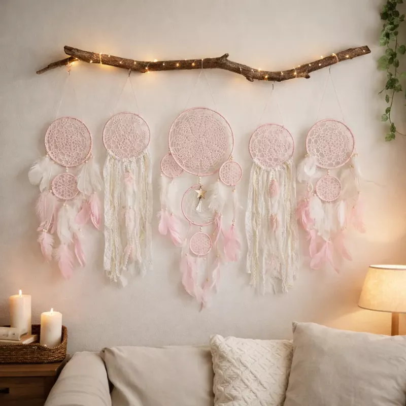 Drømmefanger 5-pack Rosa