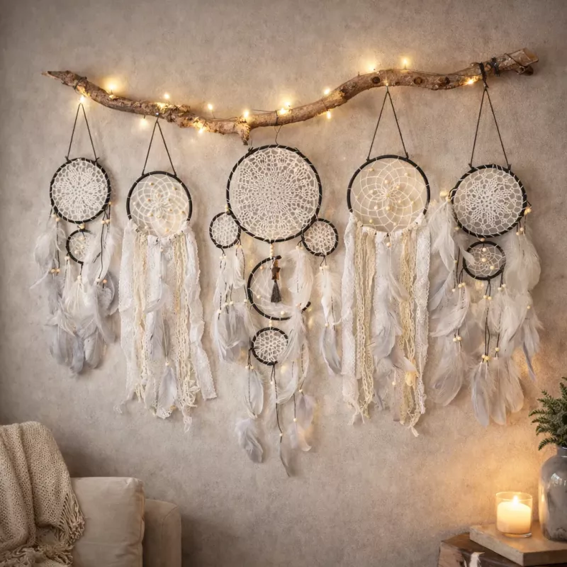 Drømmefanger 5-pack Grå