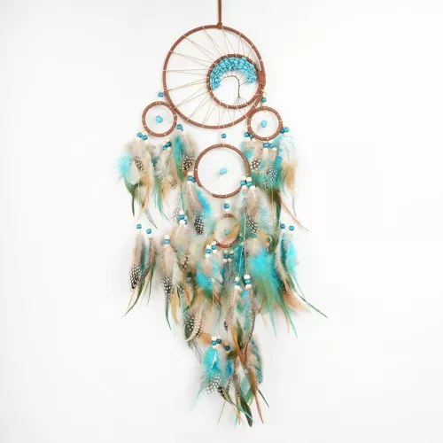 Kristall Drömfångare Turkos