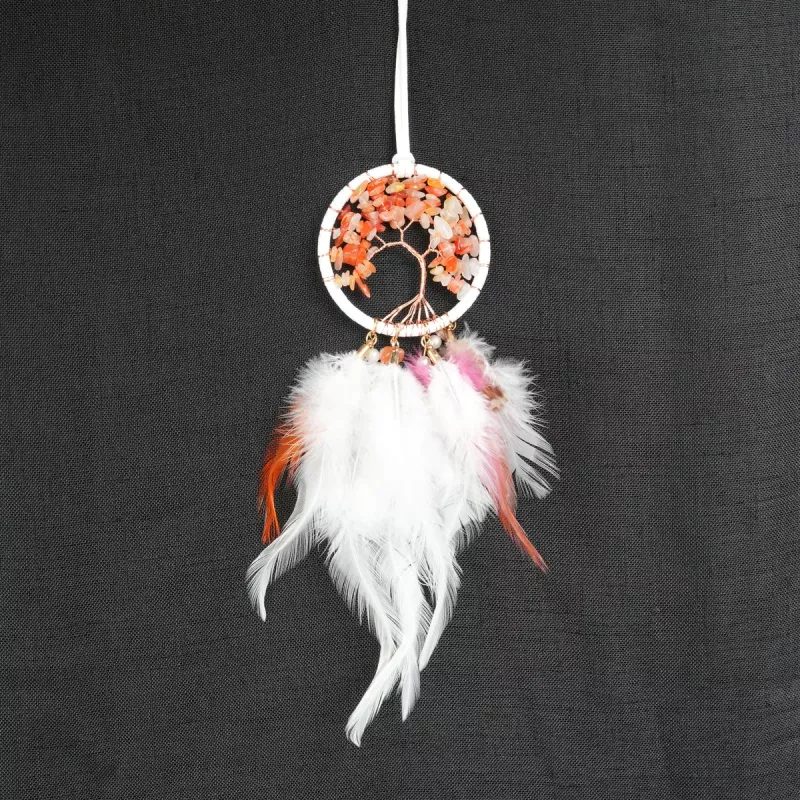 Kristall Drömfångare Röd Agat