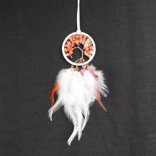 Kristall Drömfångare Röd Agat