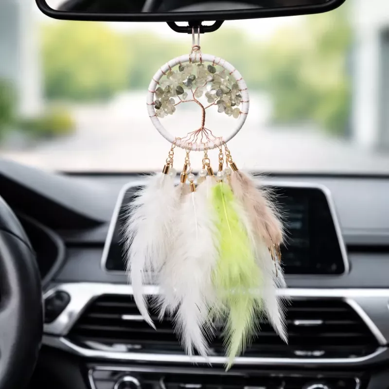 Kristall Drömfångare Prehnit