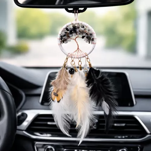 Kristall Drömfångare Svart Turmalin