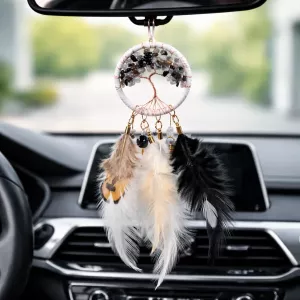 Kristall Drömfångare Svart Turmalin