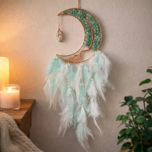 Kristall Drömfångare Grön Aventurin