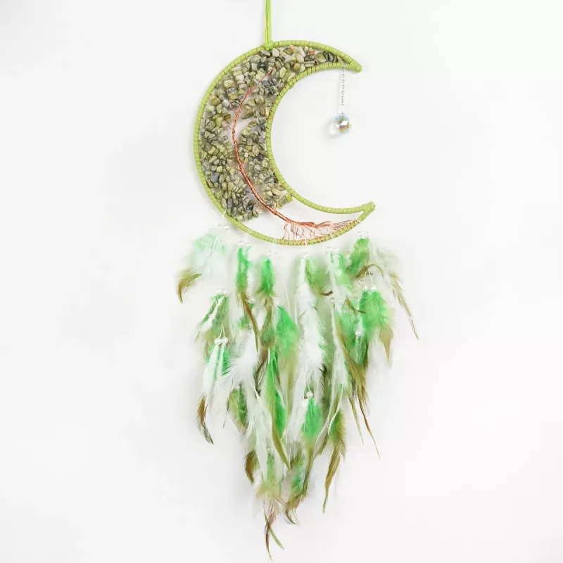 Kristall Drömfångare Prehnit