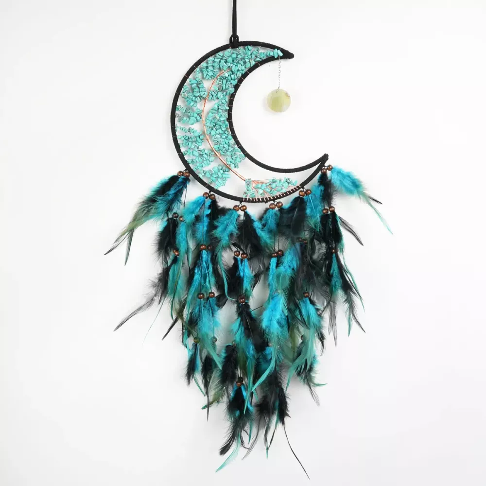 Krystall Drømmefanger Turquoise