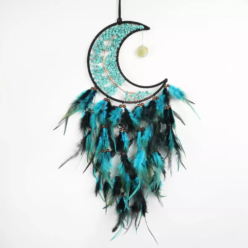 Kristall Drömfångare Turkos