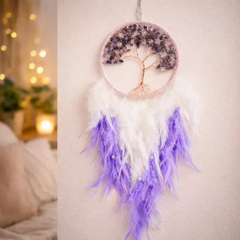 Krystall Drømmefanger Ametyst