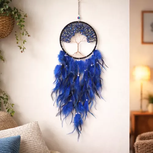 Kristall Drömfångare Lapis Lazuli