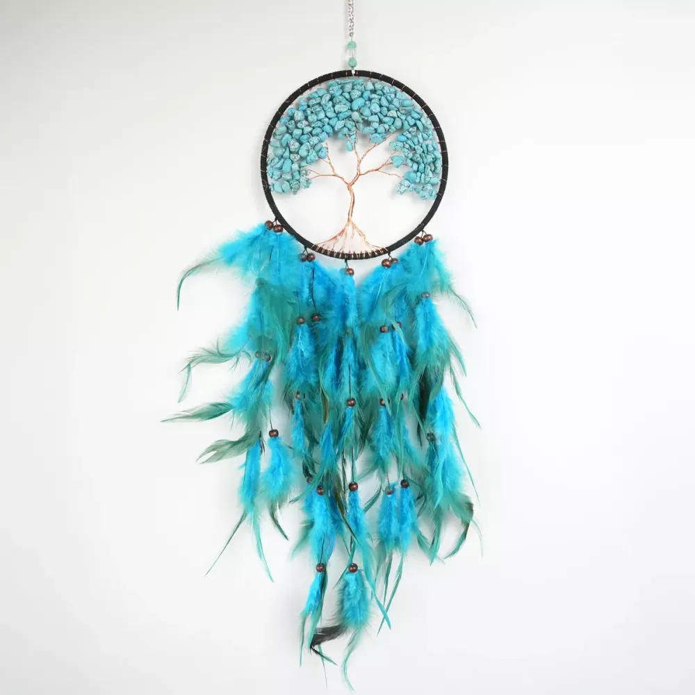 Krystall Drømmefanger Turquoise