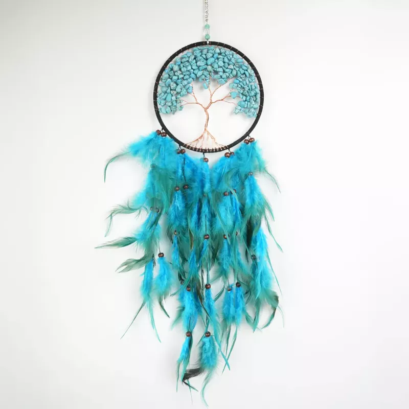 Krystall Drømmefanger Turquoise