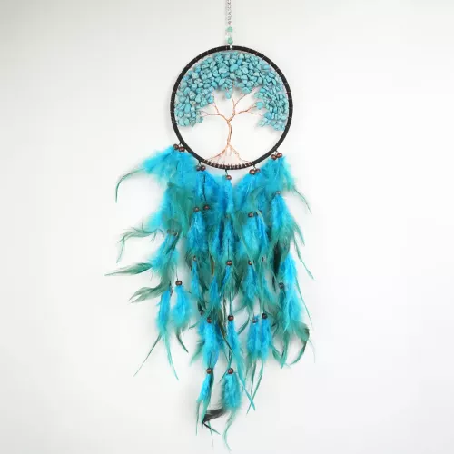 Kristall Drömfångare Turkos