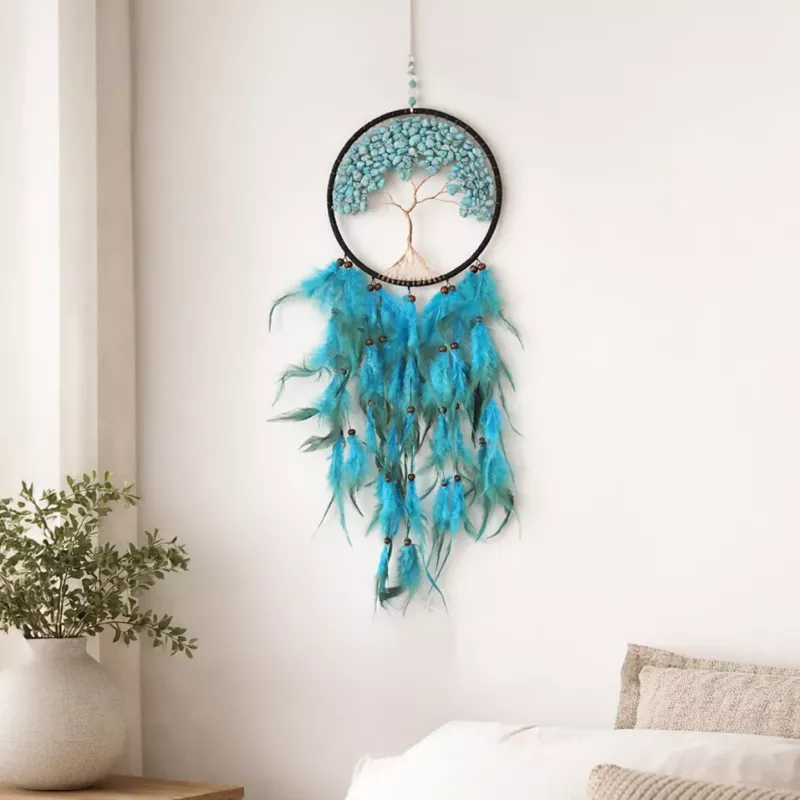 Krystall Drømmefanger Turquoise