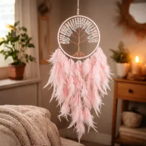 Kristall Drömfångare Rosenkvarts