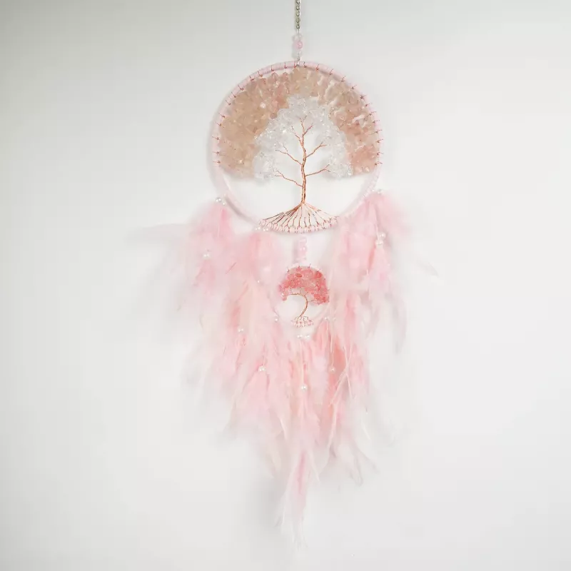 Krystall Drømmefanger Rosenkvarts