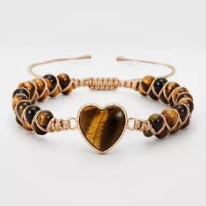 Kristall Armband Tigeröga