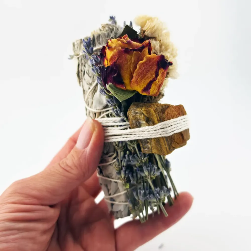 Smudge Salvia Rå Tigeröga