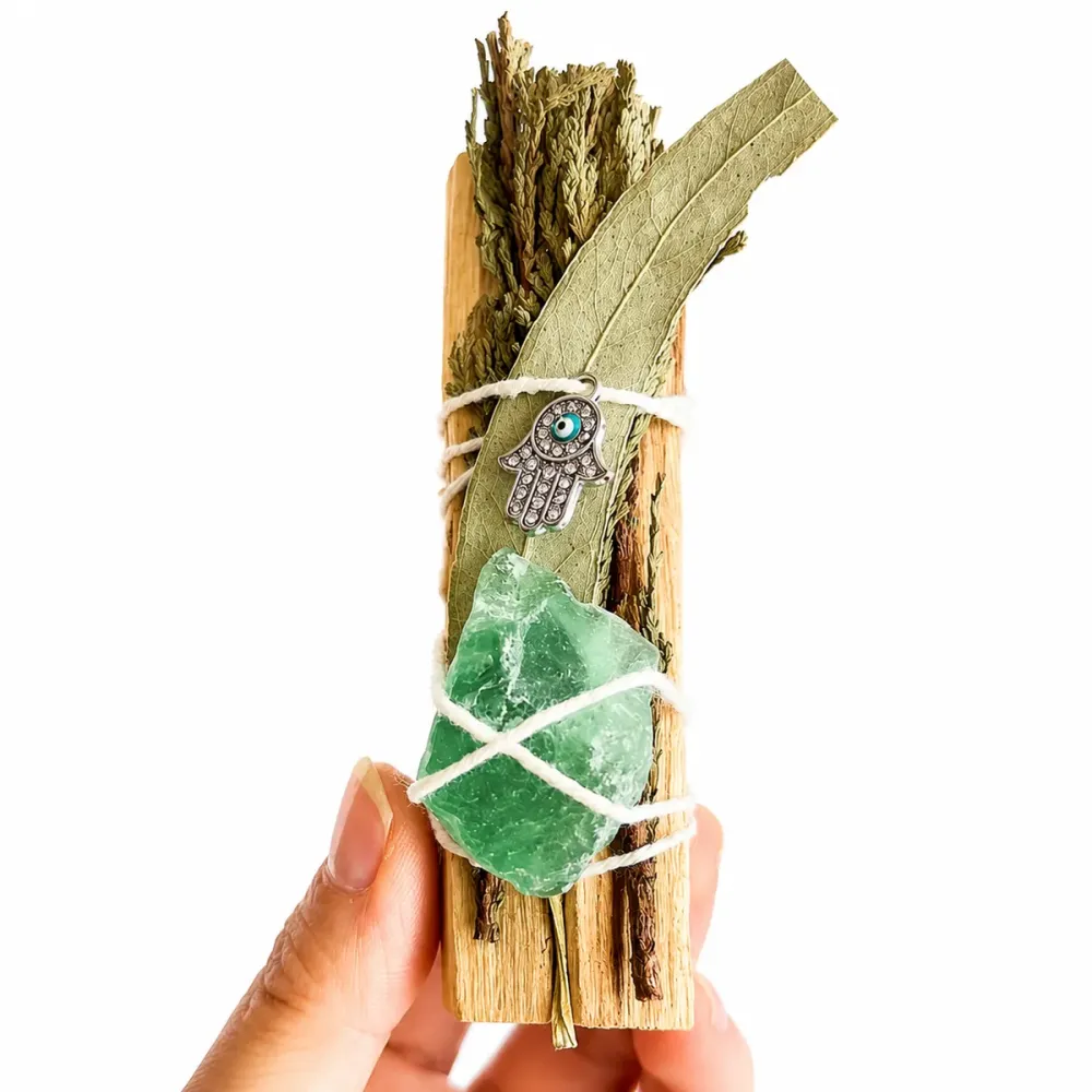 Palo Santo Rå Fluorit