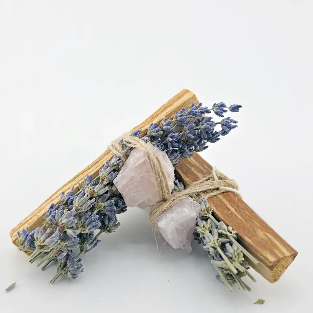 Palo Santo Rå Rosenkvarts