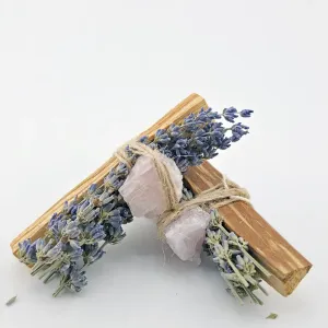 Palo Santo Rå Rosenkvarts