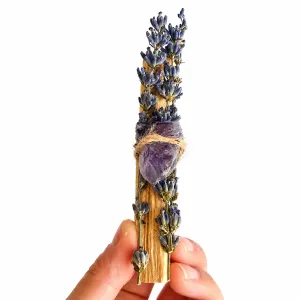 Palo Santo Rå Mörk Ametist