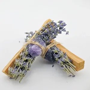 Palo Santo Rå Mörk Ametist