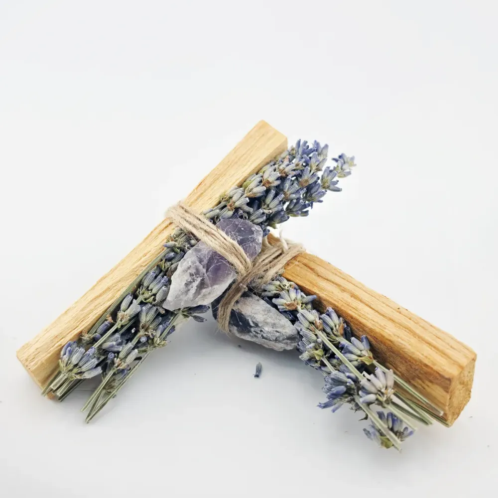 Palo Santo Rå Spets Ametist