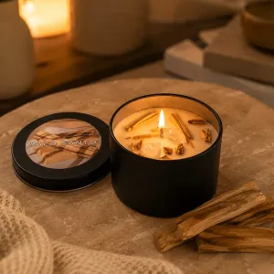 Doftljus Palo Santo Bergkristaller