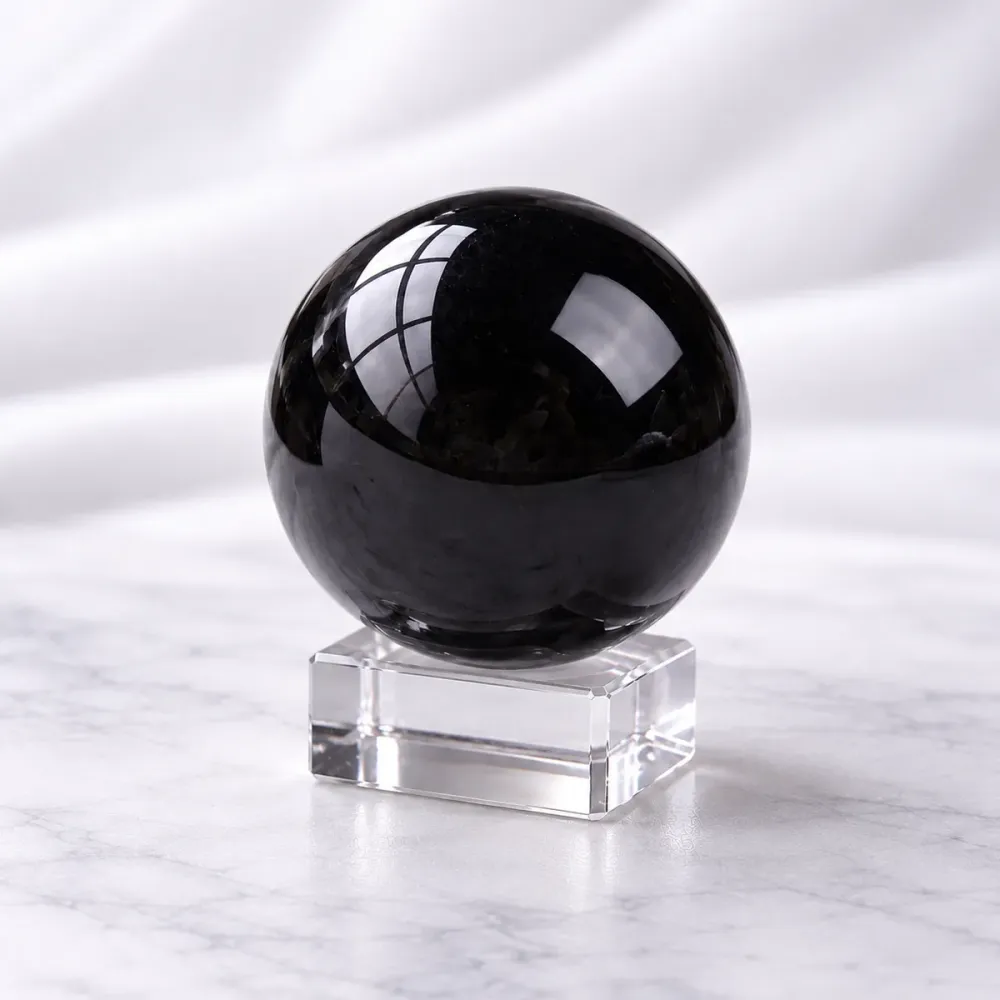 Kristall Klot Obsidian