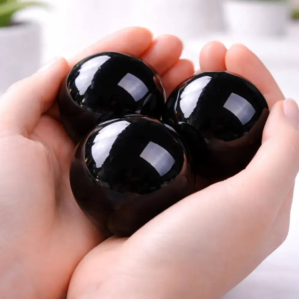 Kristall Klot Obsidian