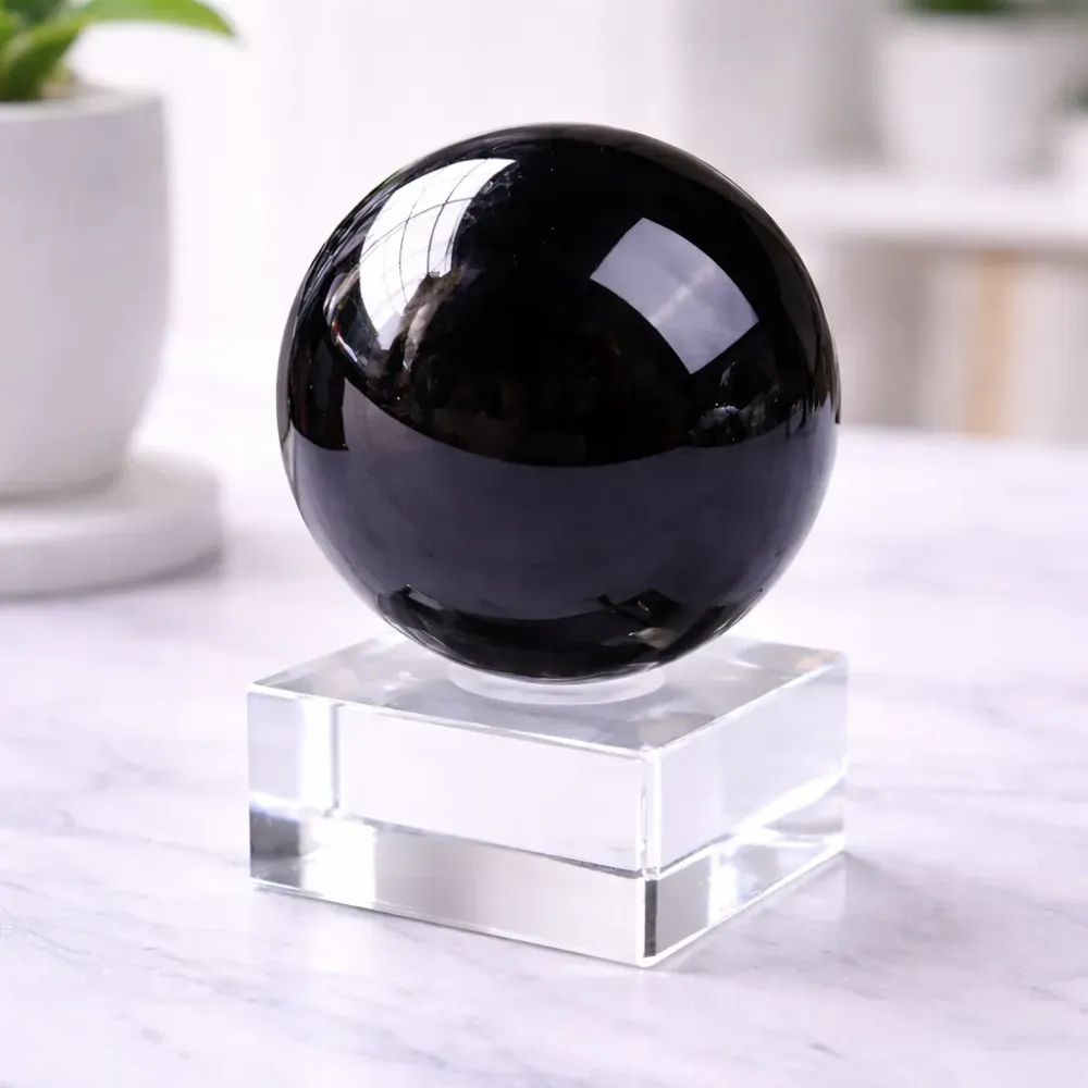 Kristall Klot Obsidian