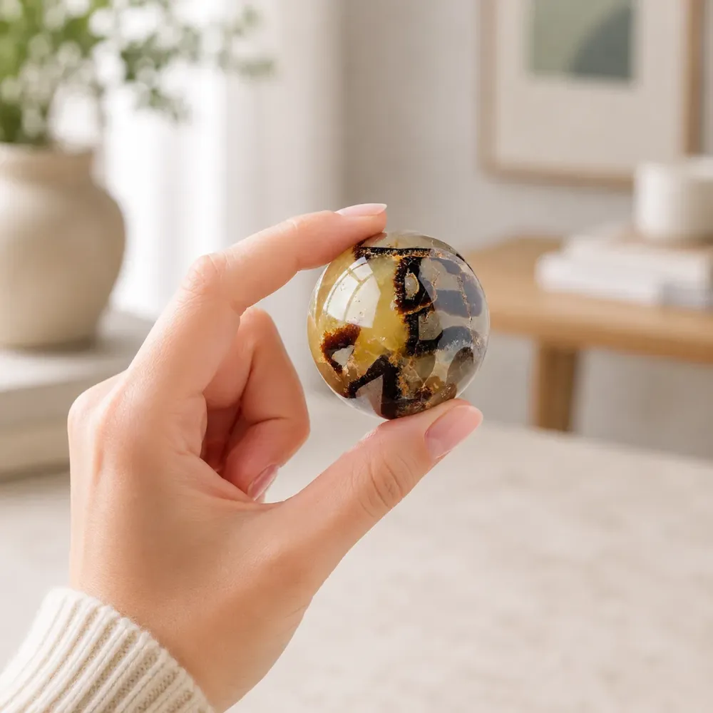 Kristall Klot Septarian