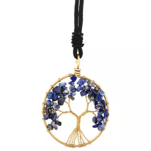 Halsband Livets Träd Lapis Lazuli