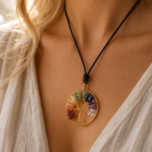 Halsband Livets Träd Chakra