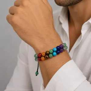 Armbånd Grønn Aventurin Chakra