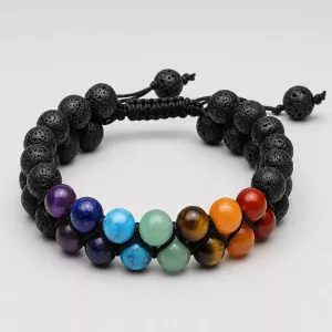 Armbånd Lavastein Chakra