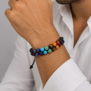 Armbånd Lavastein Chakra