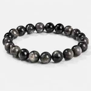 Armband Obsidian Silver