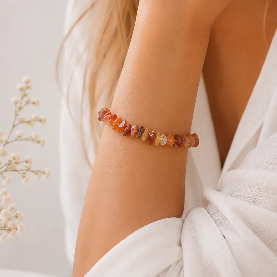 Armbånd Rød Agate