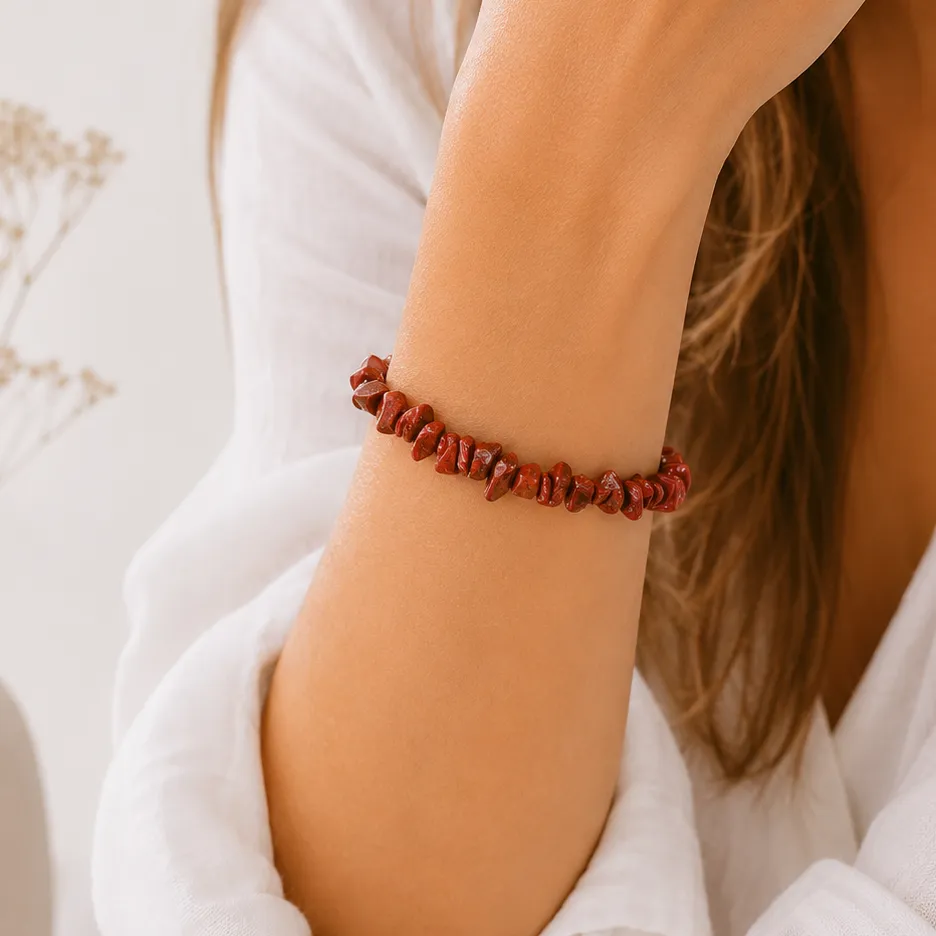 Armbånd Rød Jaspis