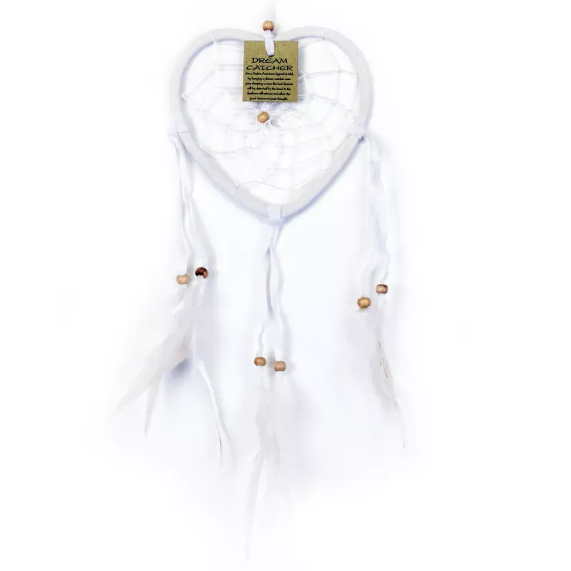 Drömfångare Hjärta Vit