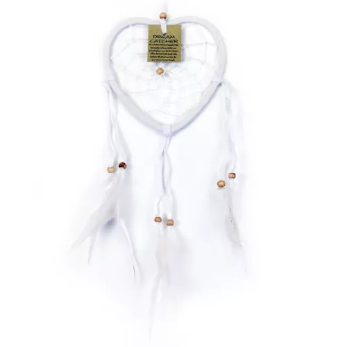 Drömfångare Hjärta Vit