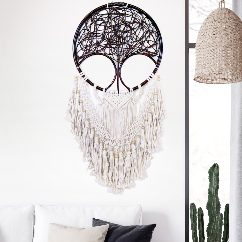 Drømmefanger Tree of Life Macrame